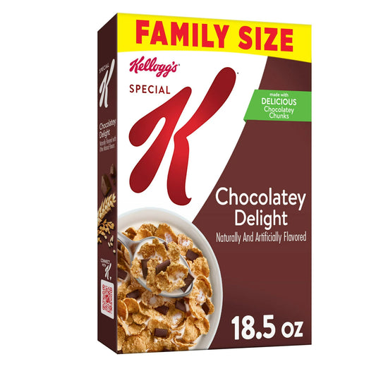 Kellogg's Special K Chocolatey Delight Cold Breakfast Cereal, 18.5 oz