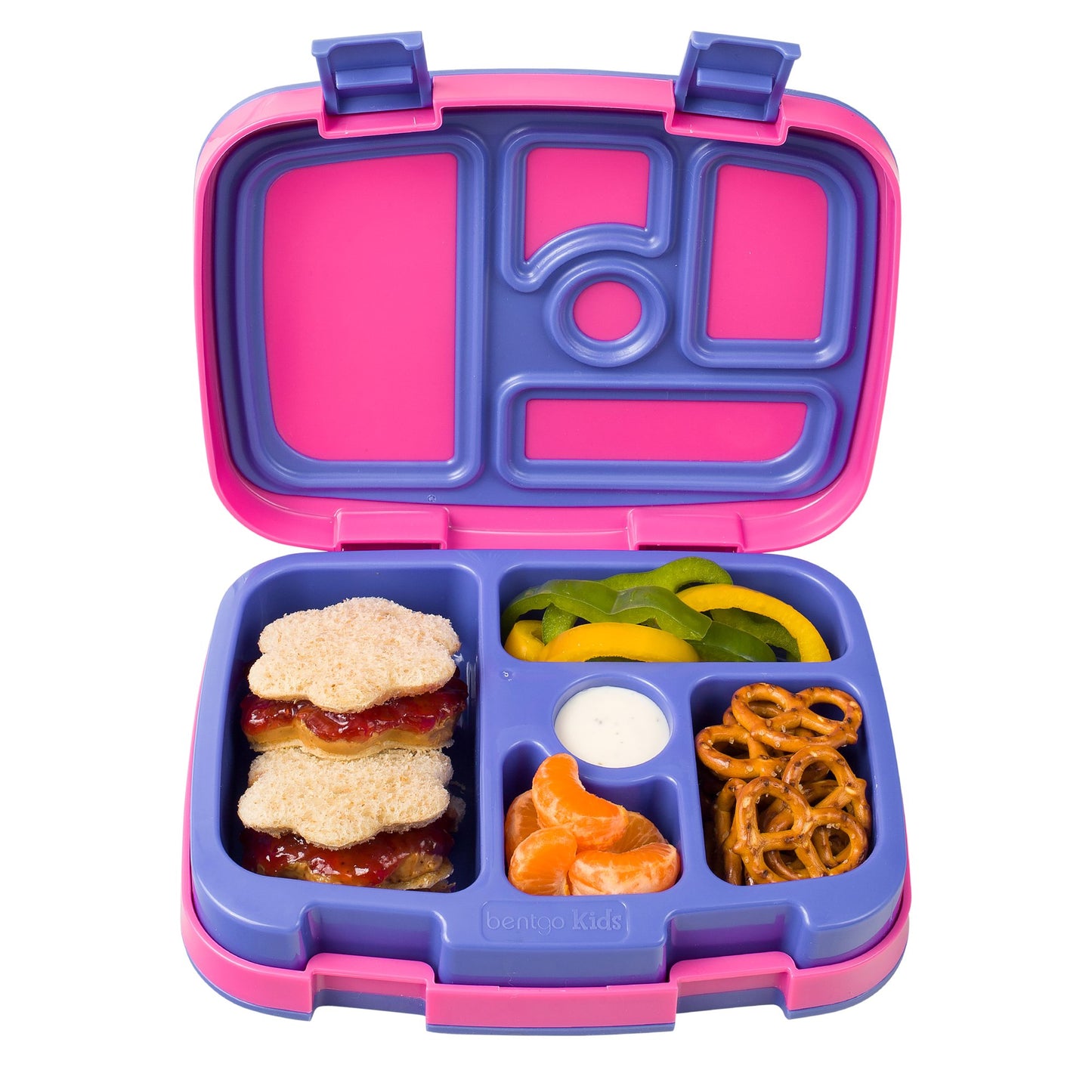 Bentgo Kids Brights Leak Proof, 5-Compartment Bento Style Kids Lunch Box,for Ages 3 to 7