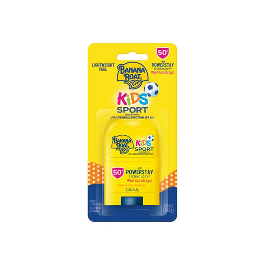 Banana Boat Kids Sport Sunscreen Stick SPF 50+, 0.5 oz