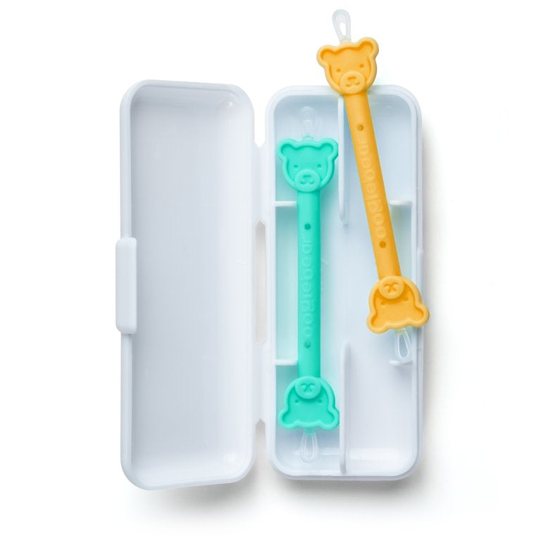 oogiebear Baby Ear & Nose Cleaner, with Case. Dual Earwax and Snot Remover.  Aspirator Alternative.