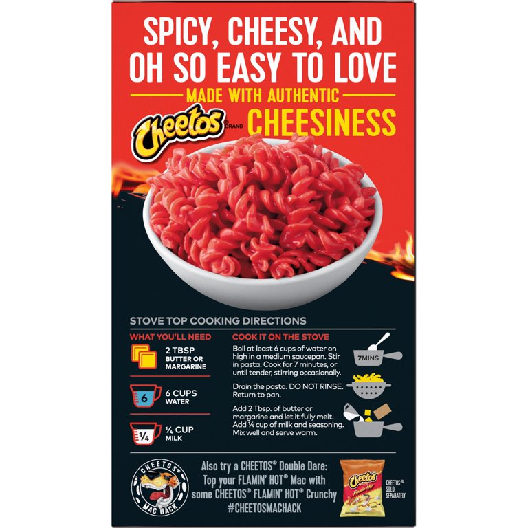 Cheetos Flamin' Hot Flavor Mac'n Cheese, 5.6 oz