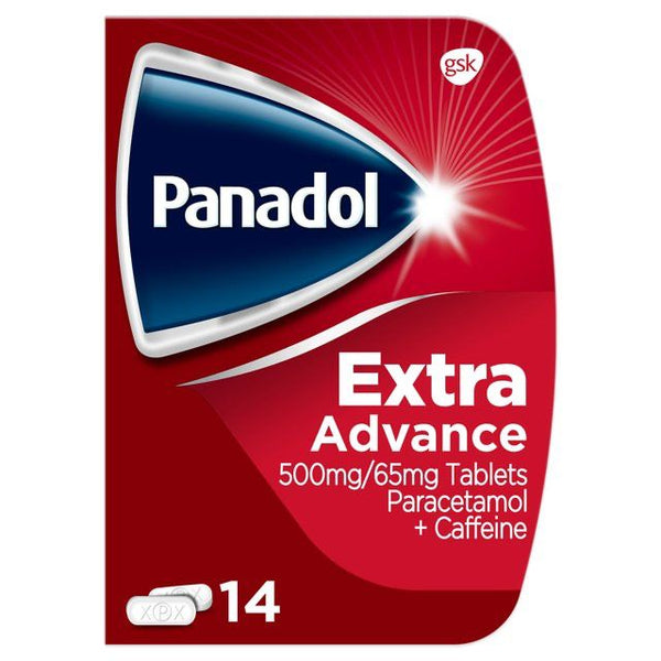 Panadol Extra Advance 500mg Paracetamol Caffeine Pain Relief Tablets 1 ...