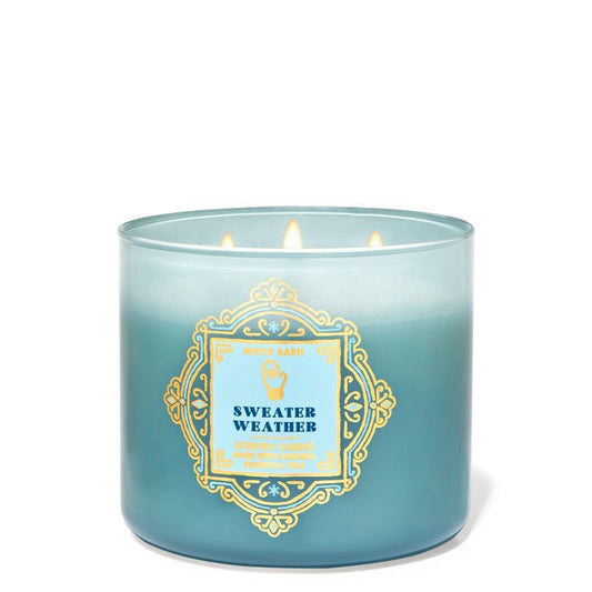 Bath & Body works Sweater Weather 3 wick candle