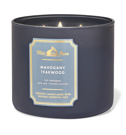 Bath & Body works Mahogany Teakwood 3 wick candle