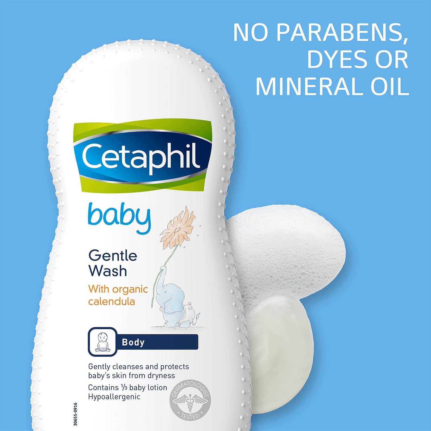 cetaphil baby gentle wash with organic calendula, 7.8 oz