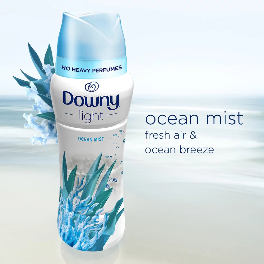 Downy Light Laundry Scent Booster Beads, Ocean Mist, 26.5 oz