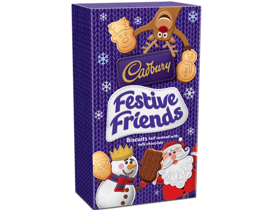 Cadbury Festive Friends Biscuits Skip to the beginning of the images gallery 56% OFF CADBURY FESTIVE FRIENDS BISCUITS 150G