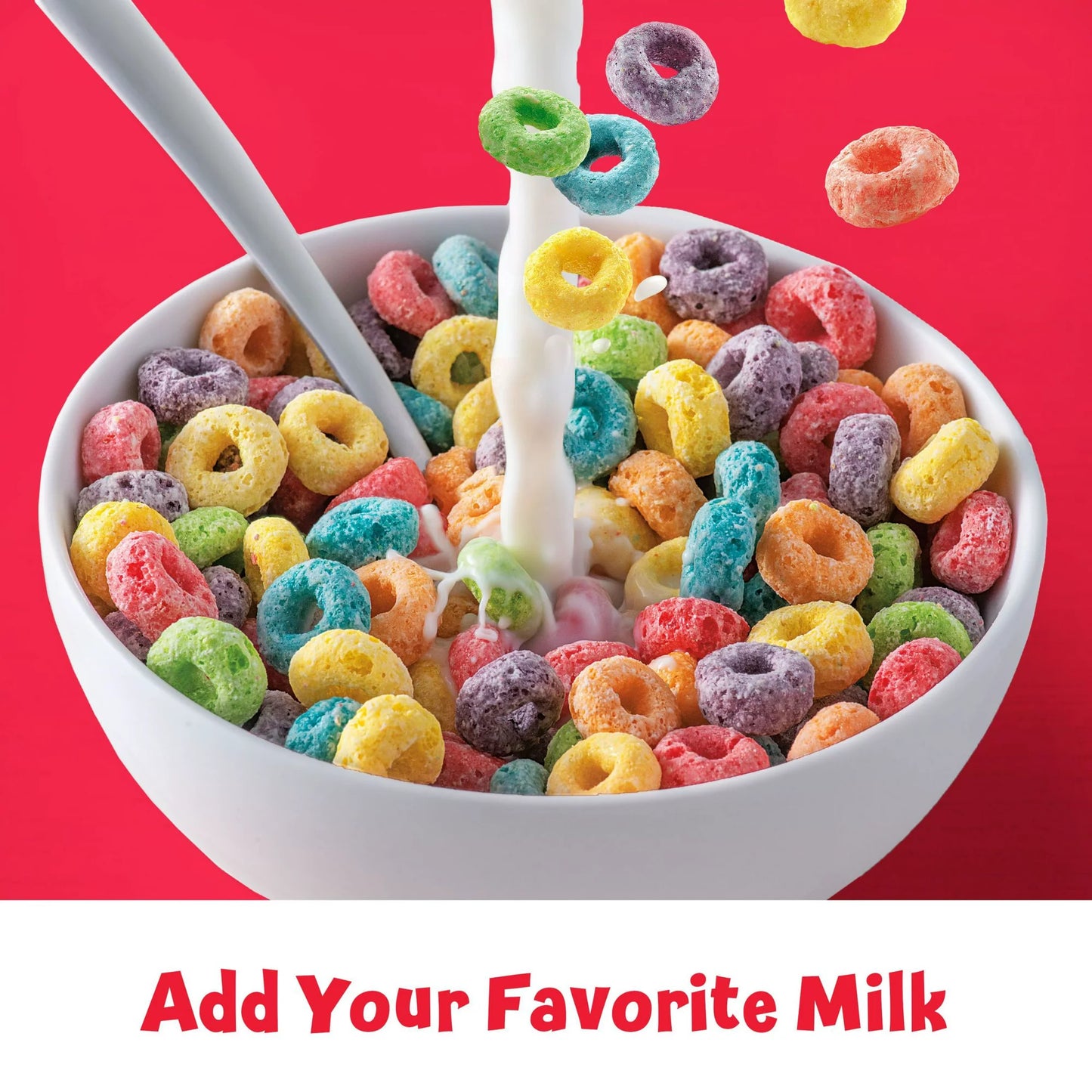 Kellogg's Froot Loops Breakfast Cereal, Fruit Flavored, Original, 19.4 Oz, Box