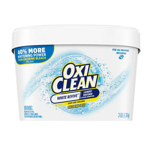 OxiClean White Revive Laundry Whitener + Stain Remover, 3 lbs.