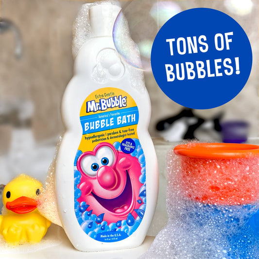 Mr. Bubble Extra Gentle Fragrance Free Bubble Bath, 16oz